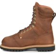 thumbnail image 4 of CAROLINA Men's 8" Metpro Hardrock Composite Toe Internal Metatarsal Guard Waterproof Insulated Work Boot Brown - CA7921, 4 of 6