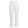 thumbnail image 4 of Time and Tru Women's High Rise Straight Crop Jean, 4 of 6