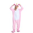 thumbnail image 1 of Kugurumi-Conjunto de Pijama de unicornio para mujer, ropa de dormir de franela con dibujos animados de Panda y Stitch, para Navidad e Invierno, 1 of 4