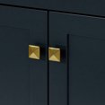 thumbnail image 2 of Ariel Hamlet 66 Inch Double Oval Sink Bathroom Vanity With Carrara White Quartz Countertop 1.5 Edge In Midnight Blue, 2 of 11