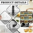 thumbnail image 7 of ZIATUBLES Kitchen Mixer Dust Cover Portable Kitchen Standing Mixer Cover with Top Handle for 4.5-5 Quart Multi-Functional Kitchen Appliance Cover, Sunflower Amercian Tribal Flower Pattern, 7 of 7