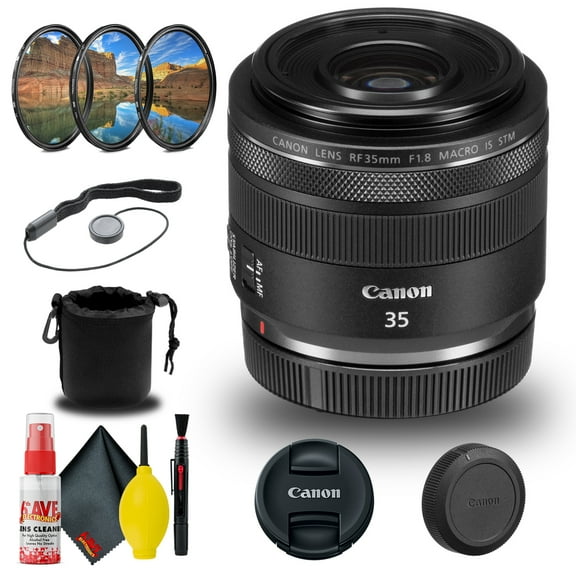 Canon RF 35mm F/1.8 IS Macro STM Lens (2973C002)   Filter   Lens Pouch   More (International Version)