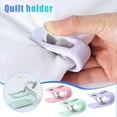 thumbnail image 1 of Fiudx Pinzas para Fundas de Edredón, Diseño de Aguja Seguro, Evita Que Se Muevan, Instalación Rápida y Sencilla, Ajuste Universal para Todo Tipo de Edredones, Multiusos para Uso Doméstico, 2,5 X 2 X, 1 of 2