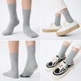 thumbnail image 5 of 6Pairs Women's Thin Cotton Socks, Soft Cotton Bootie Socks Women Above Ankle Crew Socks, 5 of 5