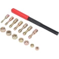 thumbnail image 1 of HUGFEGWE Metric Thread Restorer Repair Tool Kit with 7Pcs Die 7Pcs Tap 1Pc File for Car Maintenance CJB91-19718, 1 of 9