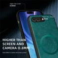thumbnail image 6 of Allytechgroup Magnetic for iPhone 8 Plus/7 Plus Case, Compatible with MagSafe Support Magnetic Car Phone Mount PU Leather Slim Phone Case for Women Men for iPhone 8 Plus/7 Plus, Green, 6 of 10
