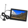 thumbnail image 1 of 6 Inch Digital TV, 1500mAh Rechargeable Battery LED Pocket Digital Television Sensitive Tuner 1080p Video Player  for Car, 1 of 7