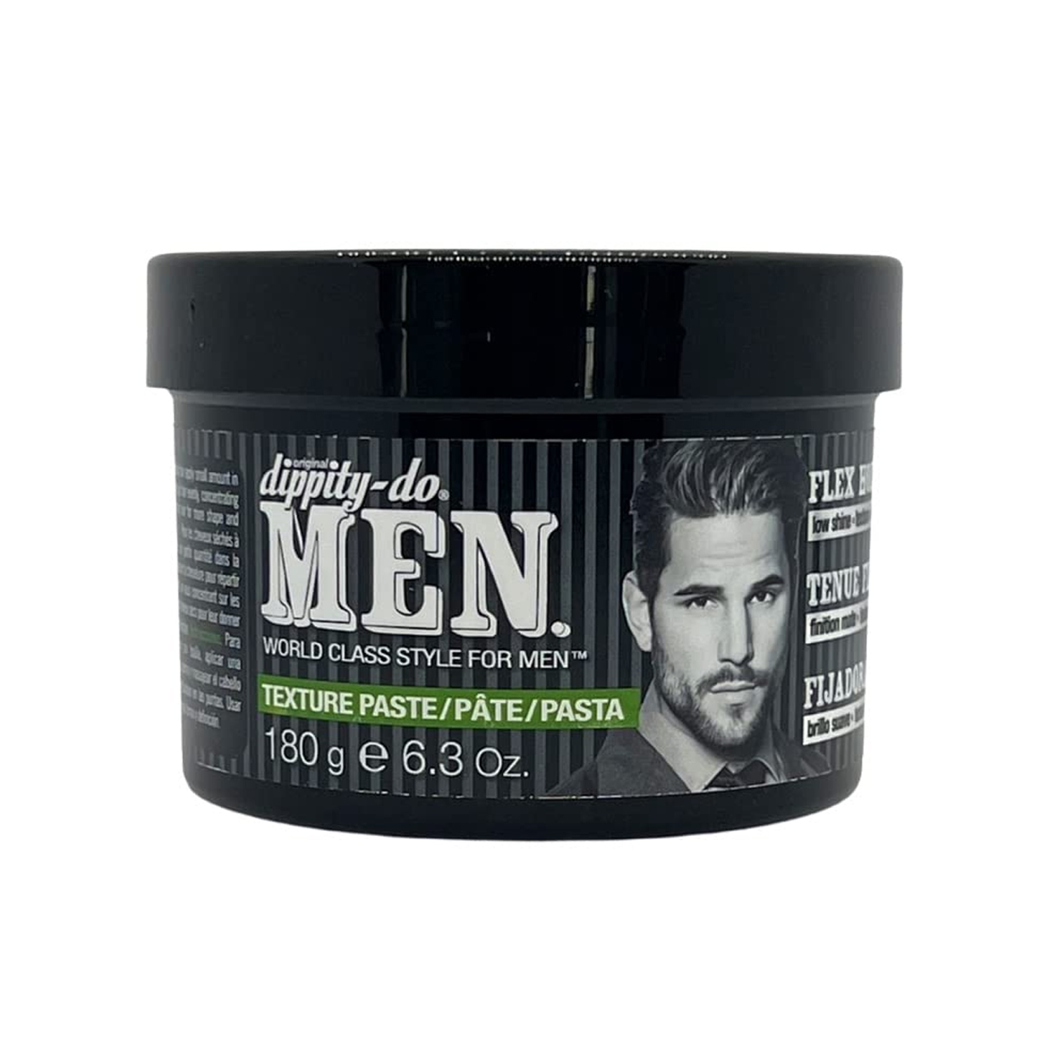 Dippitydo Men Paste Flex Hair Gel 6.3 oz,Pack of 3