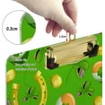 thumbnail image 4 of FMSHPON Shamrock Horseshoe Clipboard Hardboard Wood Nursing Clip Board and Pull for Standard A4 Letter 13x9 inches, 4 of 8