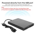thumbnail image 3 of External Floppy Drive Disk, 3.5-Inch Portable Floppy Drive,  8 / XP / ME / 2000 / SE / 98 for Desktop Musical Keyboad For Desktop And Laptop Computers, 3 of 7