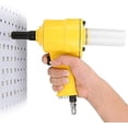 thumbnail image 1 of Professional Air Hydraulic Drive Pneumatic Rivet Gun, Aviation Aluminum Shell Pneumatic Tool Air Riveter for Multi-Sized Nosepieces Fast Assembly in Various Industries, 1 of 5