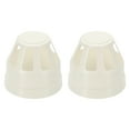 thumbnail image 1 of Uxcell 2 Pcs Bouchon de Vidange en PVC, Bouchon de Tuyau de Ventilation de 2 Pouces, Bouchon de Cheminée Rond pour Système d'Échappement de Ventilation DWV, Blanc, 1 of 5
