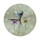 thumbnail image 1 of Reloj de pared con diseño de libélulas y acuarela, silencioso, de 10 pulgadas, estilo rústico retro, decorativo para sala de estar, cocina, hogar, baño y dormitorio, 1 of 7