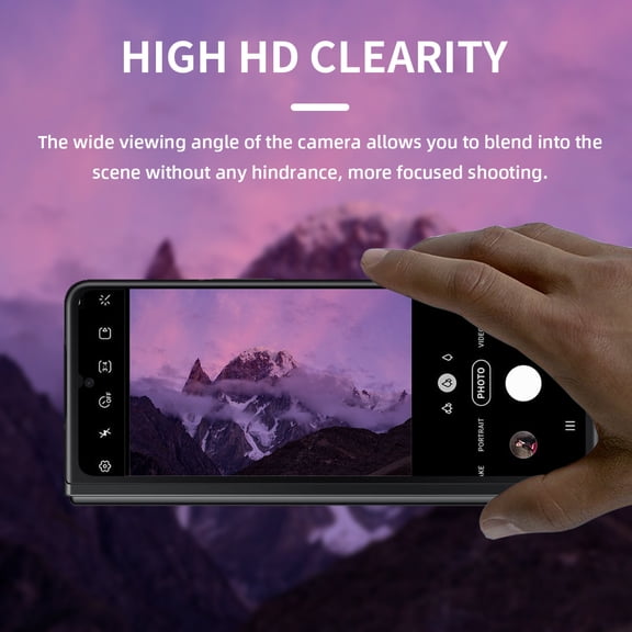 Innens for Samsung Galaxy Z Fold 5 5G Camera Lens Protector Tempered Glass, Clear