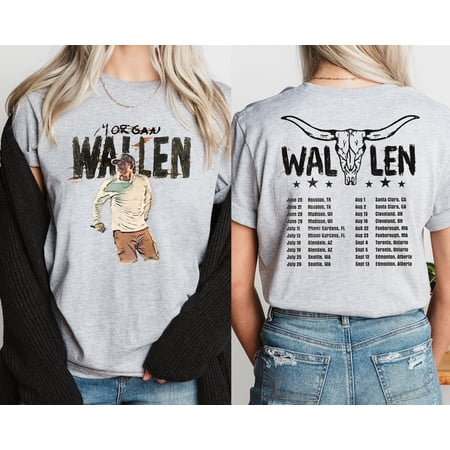Comfort Vintage Wa.llen Two-sided Shirt, Country Music Mo.rgan, Retro Music Tour, If I'm The Problem, 2025 Music Tour Tee, Size S-5XL S-5XL, TRENDING TSHIRT