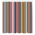 thumbnail image 3 of Ambesonne Abstract Shower Curtain, Funky Stripes Pattern Art, 69"Wx70"L, Pale Pink, 3 of 3