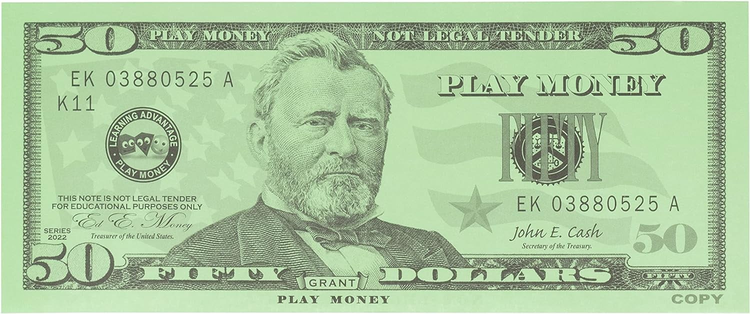 $50 Bills, Set of 50