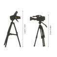 thumbnail image 7 of LOLIPPYY 2pcs Miniature Camera Tripod Stand For Dollhouse Decor Mini Photography Accessory And Model For Micro Landscape And Scene Decoration, 7 of 7
