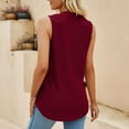 thumbnail image 4 of Idoravan Tank Tops for Women Casual Fashion Women Knitted V-Neck Ladies Solid SlimTank Top, 4 of 4