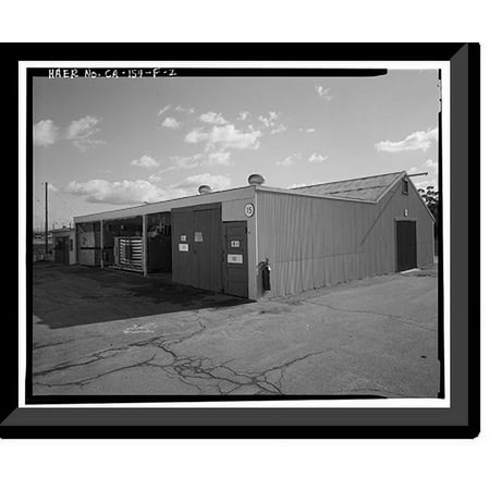 Historic Framed Print, Chollas Heights Naval Radio Transmitting Facility, Operational Storage Building, 6410 Zero Road, San Diego, San Diego County, CA - 2, 17-7/8" x 21-7/8"