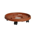 thumbnail image 5 of Plateau de Pot de Fleurs Mobile Roue Roulante Robuste pour Intérieur Extérieur Balcon Jardin 33cm, 5 of 5