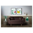 thumbnail image 1 of Sofá Love Seat 2 Plazas De Lino Chocolate Makora  Eliana, 1 of 7