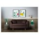 thumbnail image 1 of Sofá Love Seat 2 Plazas De Lino Chocolate Makora  Eliana, 1 of 7