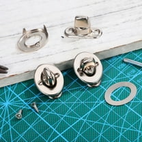 Topbathy 20Sets Stainless Steel Tarp Grommet Fasteners for Secure Canvas Attachment