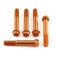 thumbnail image 5 of Aluminum Flanged Hex Head Bolt M10x(1.25mm)x65mm Race Spec Etched Pack x5, 5 of 6