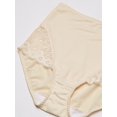 thumbnail image 4 of Bali Womens Firm Control Lace Inset Brief - Best-Seller, XL, 2 Beige, 4 of 4