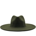 thumbnail image 3 of Sombrero de copa de jazz de lana para otoño e invierno, sombrero de fieltro informal de moda para mujer, sombrero de jazz para hombre, 3 of 6