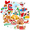 1A, variant on 35pcs-50pcs Cute Penguin Stationery Stickers Festive Animal Teacher Reward Stickers for Laptops Notebooks Suitcases