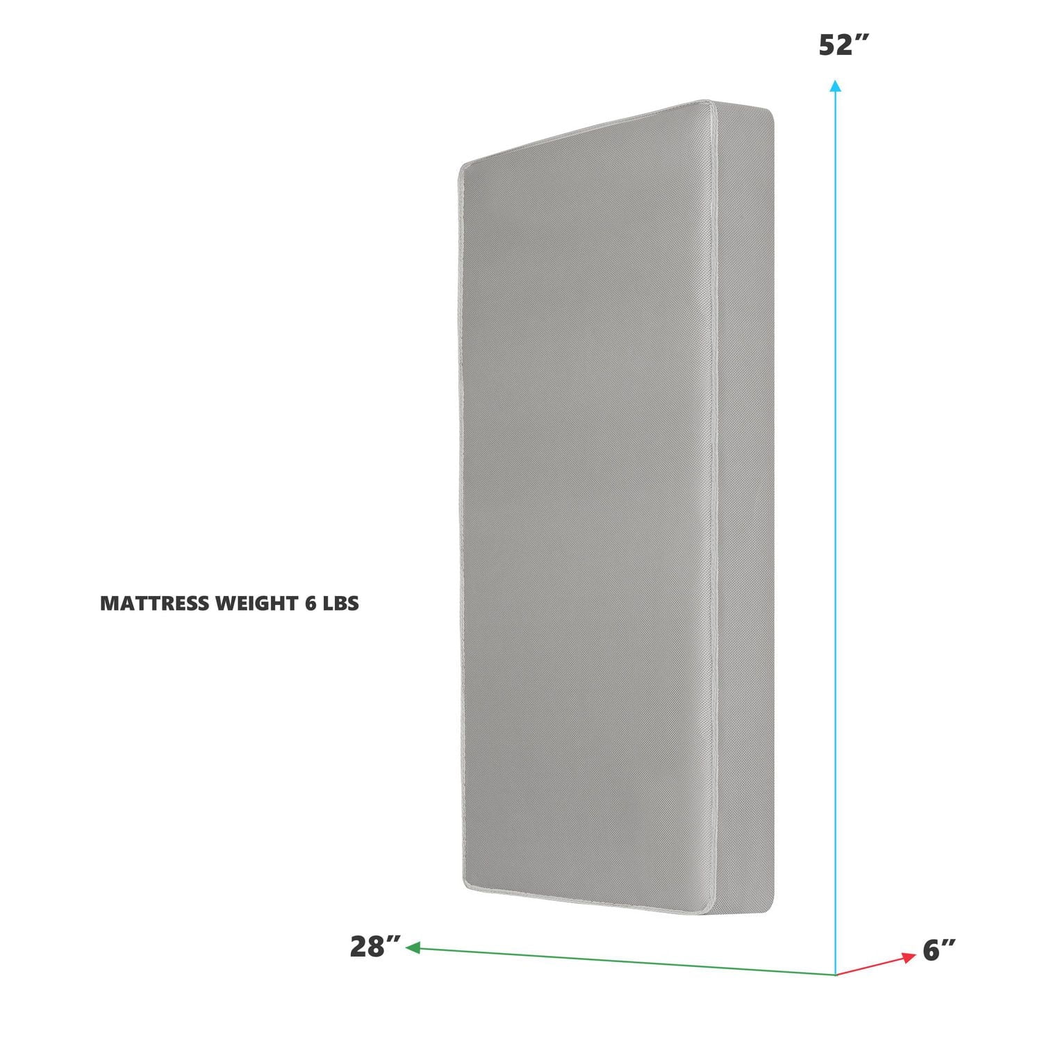 Matelas pour lit d'enfant et tout-petit Dream On Me Starbright Breathable Fiber