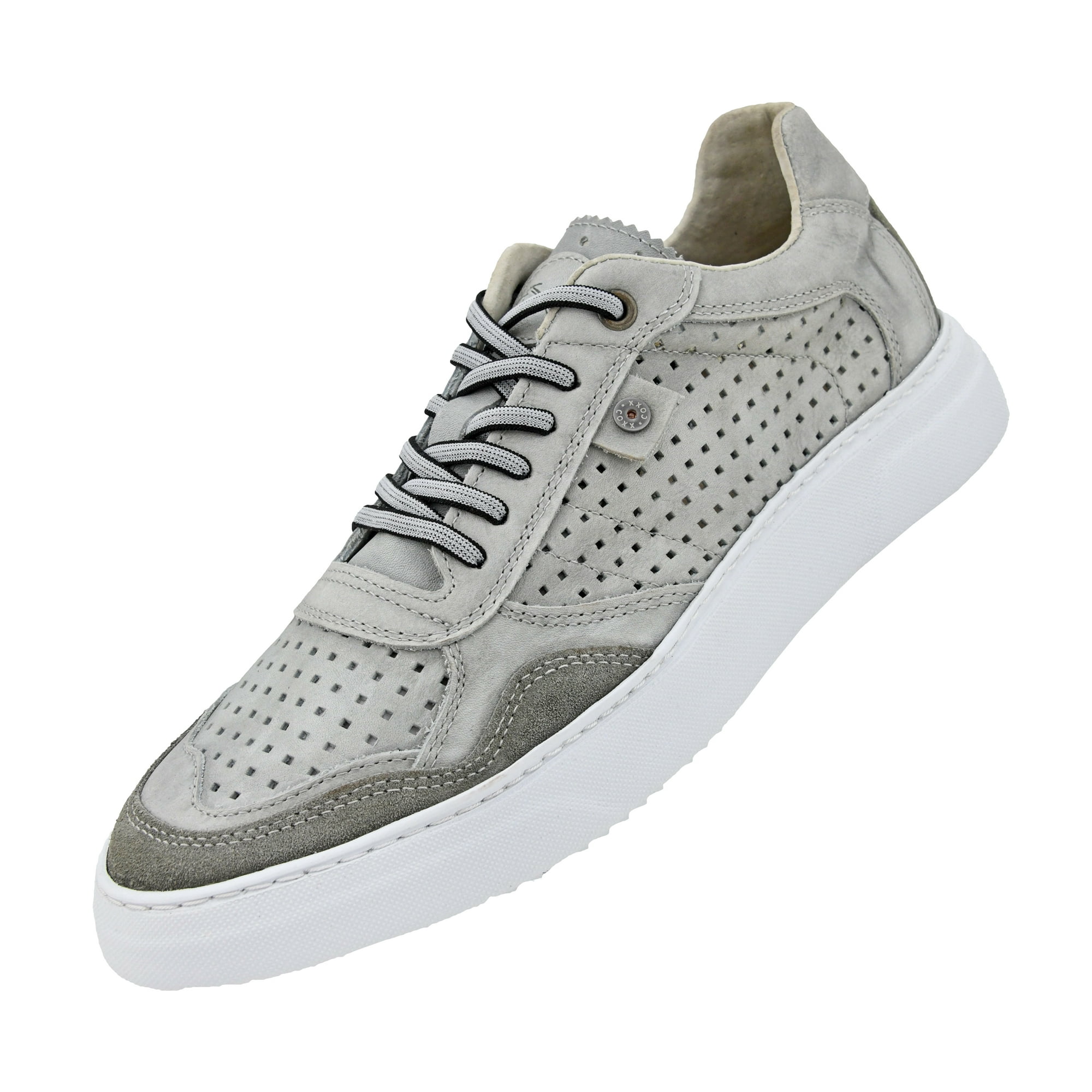 Rose melodisk Tempel COXX BORBA Genuine Casual Sneaker with Detailed Perforations and White  Bottom, Hand Crafted in Portugal - Walmart.com