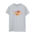 thumbnail image 1 of DC Comics T-Shirt Boyfriend en Coton Rouge Éclair pour Femmes, 1 of 3
