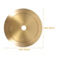 thumbnail image 4 of OUNONA 1Set Golden Light Socket Retainer Rings for People Who Value Craftsmanship 3.93X3.93X0.39in, 4 of 5