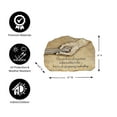 thumbnail image 4 of Evergreen Resin Paw In Hand Pet Devotion Garden Stone, 4 of 9