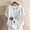 White, variant on QUNYINEY Short Sleeve Womens Tshirts Floral Crew Neck Casual Tops Linen Loose Button Pullover Shirts