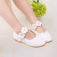 thumbnail image 2 of Girls Sneakers Sizes 3.5-4 Years Dance Floral Student Soft Solid Princess Single Durable Comfortable Breathable Trendy White Kids&nbsp;Shoes, 2 of 3