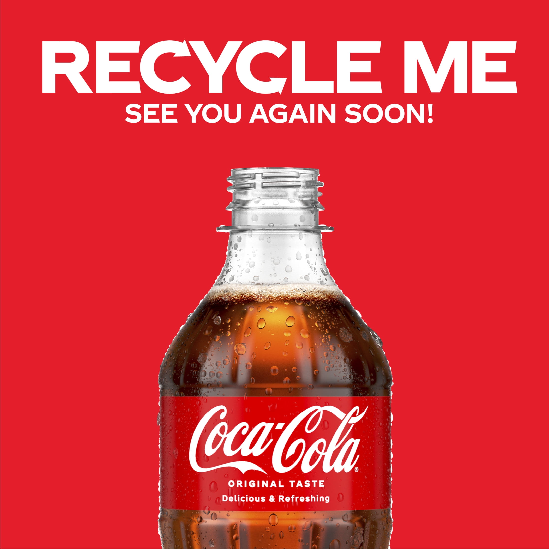 2XQuality-Coca-Cola Soda Bottles - 12 fl oz - 8 pk