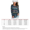 thumbnail image 5 of Camiseta de manga larga con cuello en V para mujer, camisetas holgadas con estampado inferior a la moda para Otoño e Invierno para fiesta, oficina, trabajo informal, 5 of 5