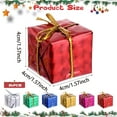 thumbnail image 2 of 24 Pcs Mini Gift Boxes Christmas Ornaments,Bexikou 1.57inch Mini Wrapped Present Boxes,Christmas Tree Small Gift Boxes, Assorted Colors Christmas Ornaments Mini Presents for Crafts, 2 of 7