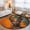 Brown, variant on African American Washable Round Area Rug 3 ft, Colorful Abstract Black Woman Soft Non Slip Rugs Stain Repellent Indoor Felt Carpet for Living Dining Room Bedroom Home Office