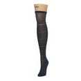 thumbnail image 4 of MeMoi Elegante Over The Knee Warm Cotton Blend Socks - Womens - Female, One Size, White, 4 of 7