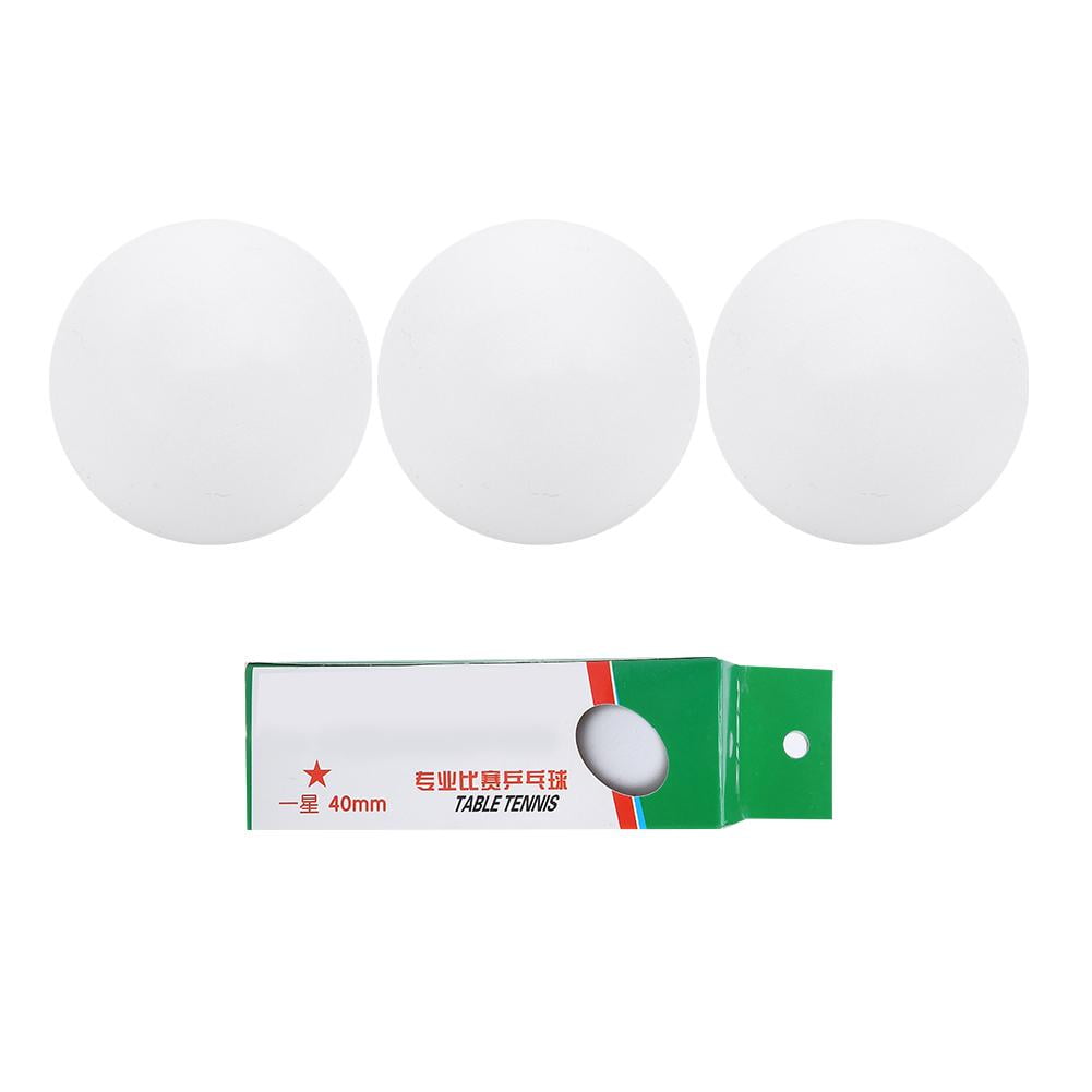 Tebru 3pcs Professional Celluloid 40mm Ping Pong Ball Special for