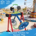 thumbnail image 7 of Motorized Pendulum Ride Building Blocks Set, Mechanical Swing Ride Model with Electric Drive, Amusement Park Display Construction Collectible Kit for Desk & Shelf Decor(2192 PCS), 7 of 7