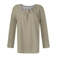 thumbnail image 5 of ShomPort Women Tunic Tops Casual Fall Long Sleeve Blouse Solid Color Pleated Dress Tops, 5 of 5