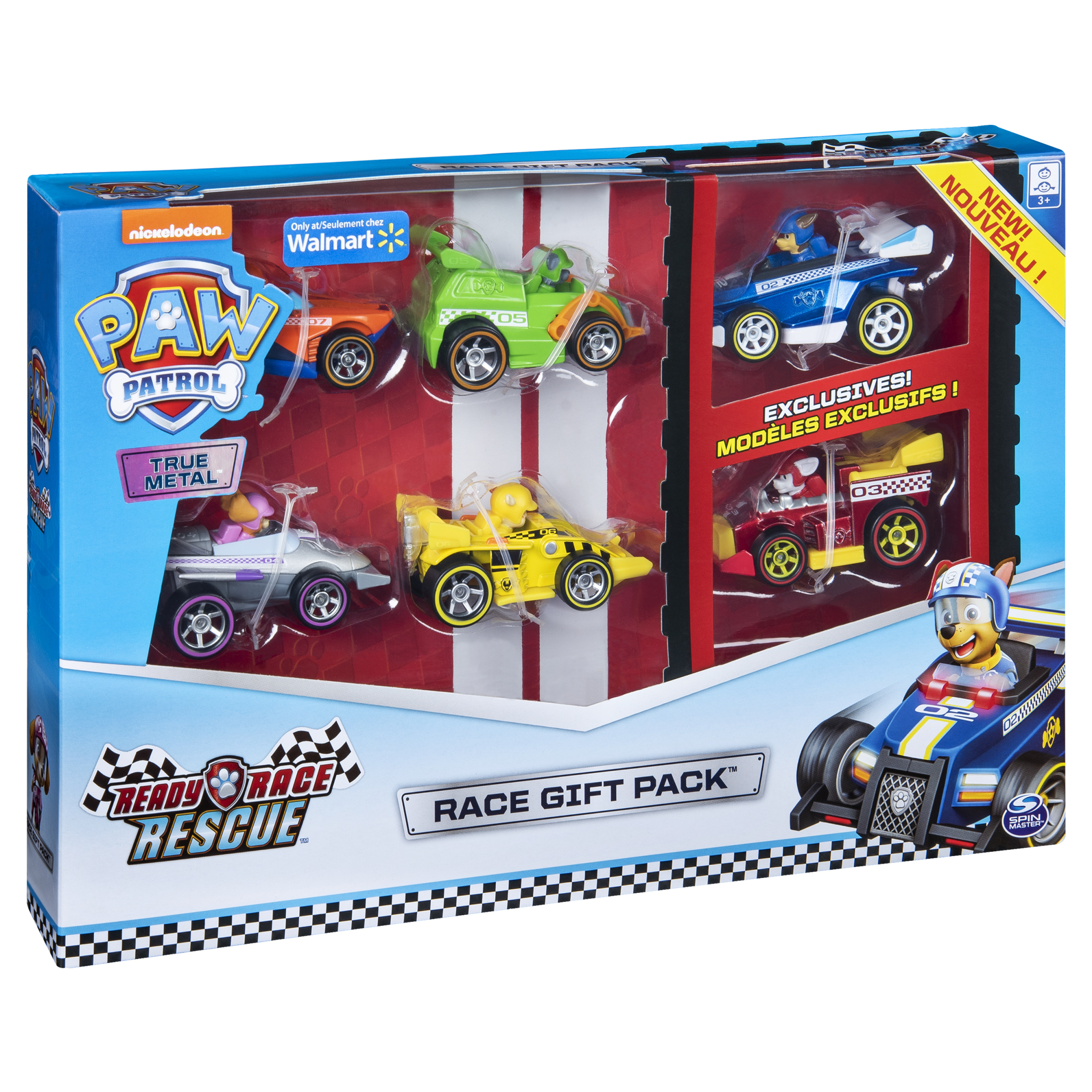 PAW Patrol, True Metal Ready Race Rescue Gift Pack of 6 Race Car Collectible Die-Cast Vehicles, 1:55 Scale - image 5 of 5