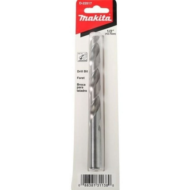 Broca De Acero Alta Velocidad Hss-g 1/2' 1pz Makita D22517 D22517