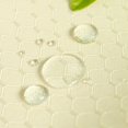 thumbnail image 2 of Beige Waffle Weave Shower Curtain - Heavyweight Waterproof Fabric 71x71 inches, 2 of 4